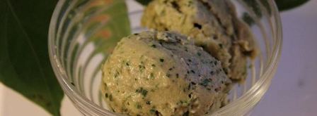 зеленое мороженое с авокадо и рукколой. Шаг 4