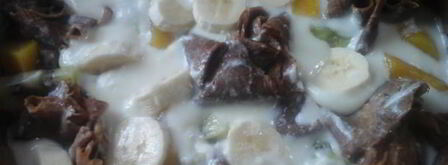 блинный торт-мусс тропик. Шаг 19