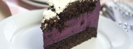 черничный муссовый торт. Шаг 21