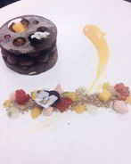 Хрустящие брауни с шоколадным муссом