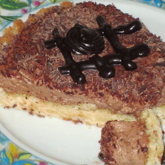 Рецепт кростаты с шоколадным муссом