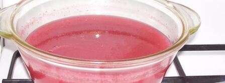 мусс клюквенный. Шаг 12