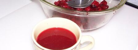 мусс клюквенный. Шаг 4