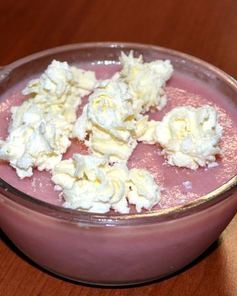 Мусс с клубникой