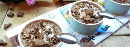 шоколадно-сливочный мусс на манной крупе. Шаг 6