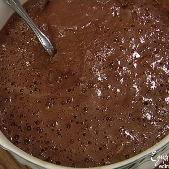 Рецепт шоколадна-ванильного мусс