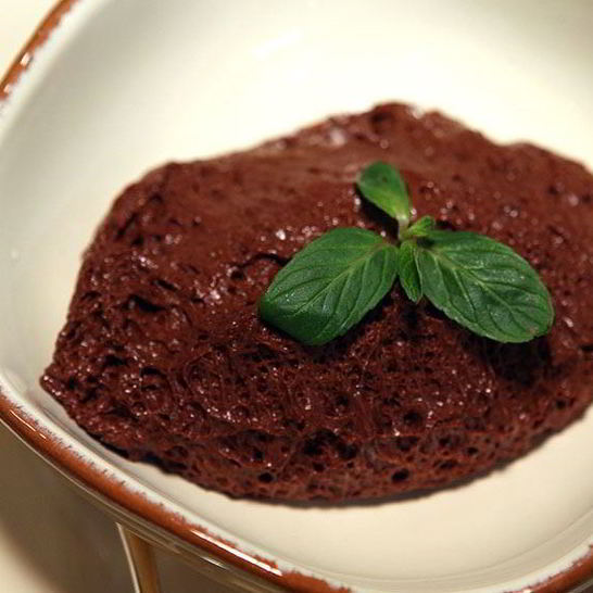 Рецепт шоколадного мусса с мятой