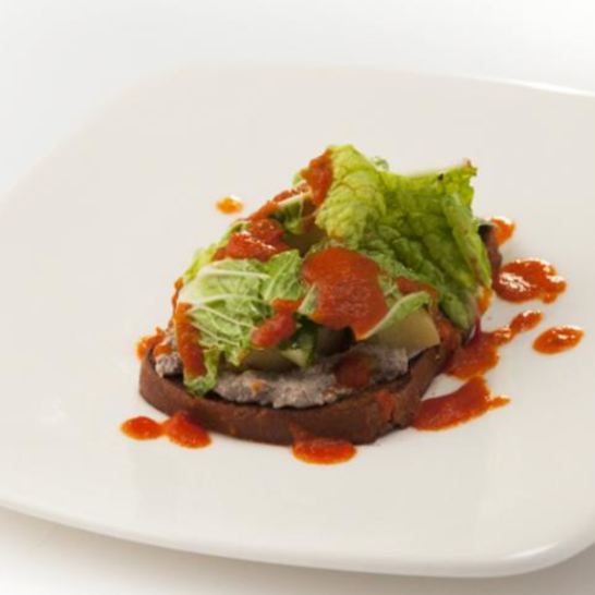 Рецепт сморреброда с муссом из говяжьего языка