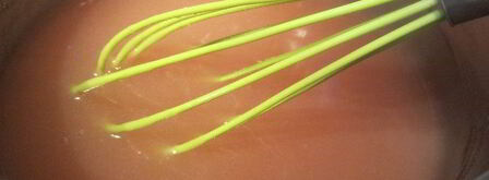 торт-мусс из апельсинового бисквита, винного крем-мусса и розового винограда. Шаг 10