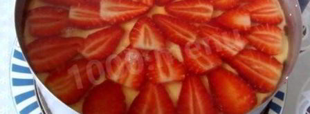 торт-мусс клубника с шампанским. Шаг 21