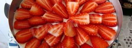 торт-мусс клубника с шампанским. Шаг 22