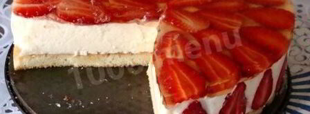 торт-мусс клубника с шампанским. Шаг 23