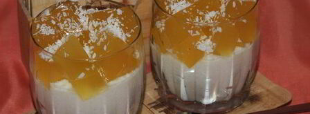 творожно-яблочный мусс с апельсиновым желе. Шаг 14