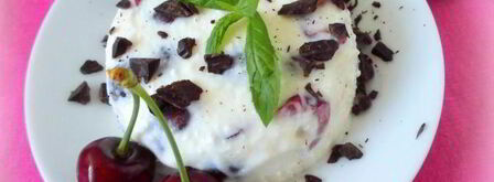 творожный мусс с черешней. Шаг 7