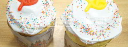 кулич с изюмом. Шаг 14