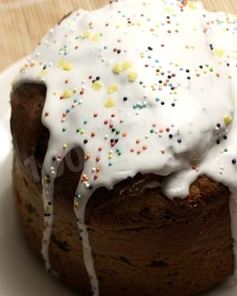 Миндальный кулич