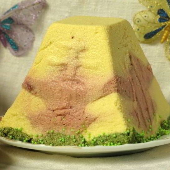 Рецепт молочно-мятной пасха цветок