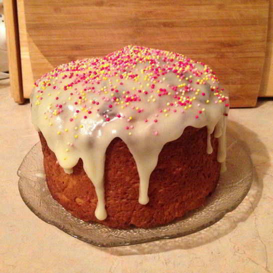 Рецепт пасхального кулича на сливках