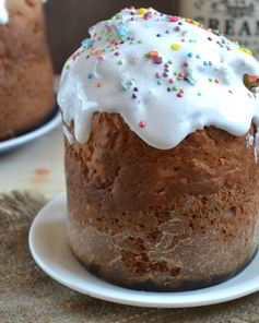 Пасхальный кулич на сметане без дрожжей