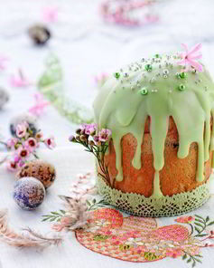 Пасхальный маковый кулич