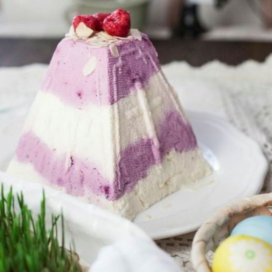 Рецепт полосатой пасхи