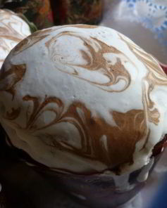 Сахарная глазурь на желатине для куличей