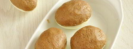 закуска с куриной печенью пасхальные яйца. Шаг 13