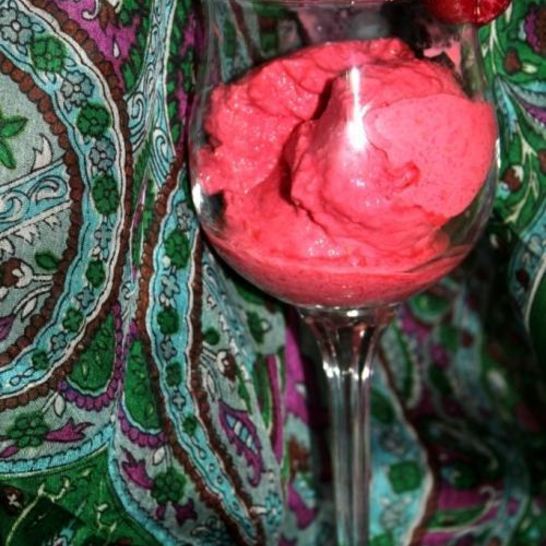 Рецепт малинового щербета