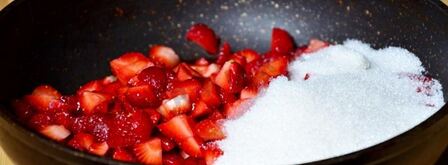 мороженое домашний клубничный щербет из йогурта. Шаг 4