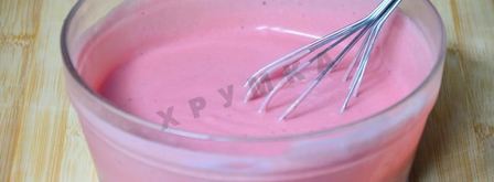 мороженое домашний клубничный щербет из йогурта. Шаг 7