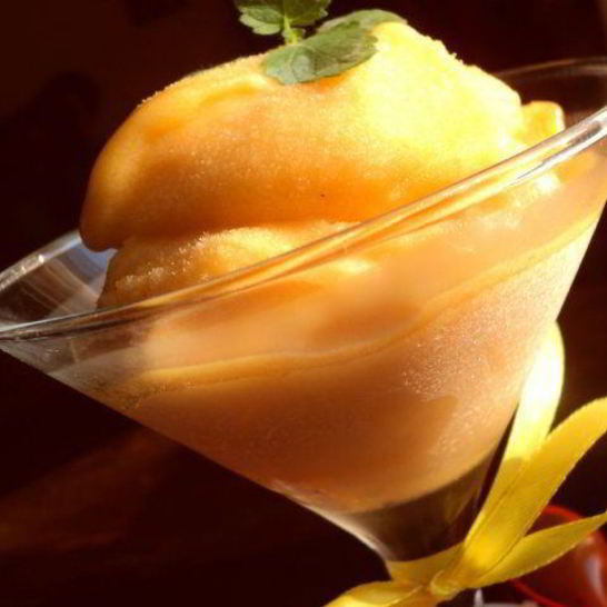 Рецепт персикового щербета