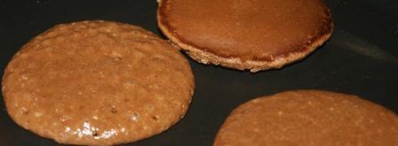 шоколадные овсяные хоткейки. Шаг 7