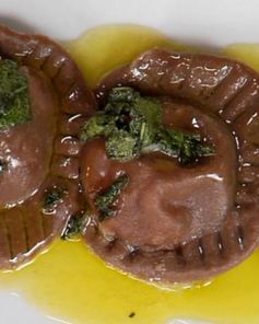 Шоколадные равиоли