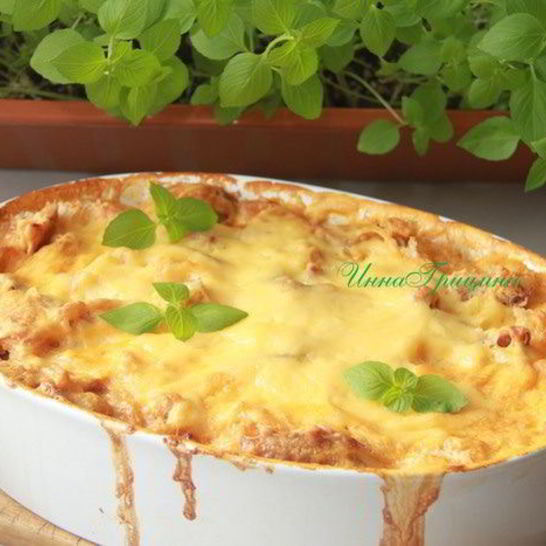 Рецепт швейцарского хлебного пудинга с индейкой