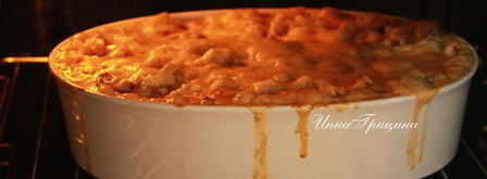 швейцарский хлебный пудинг с индейкой. Шаг 15