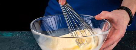 киш с сырным суфле и помидорами черри. Шаг 5