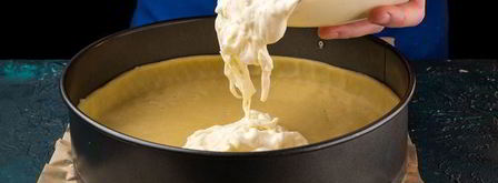 киш с сырным суфле и помидорами черри. Шаг 9