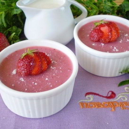 Рецепт клубничного суфле