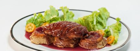 копченая утка с яблочным суфле. Шаг 8