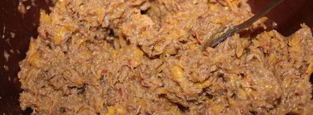 мясное суфле с персиками. Шаг 6