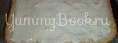 рулет с нежным — суфле кремом. Шаг 4