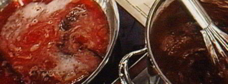 шоколадное суфле под кофейным сабайоном с пряным кумкватом. Шаг 7