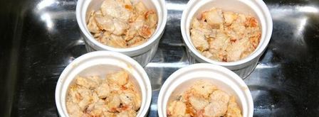 сочное куриное филе под рисово-морковным суфле. Шаг 12