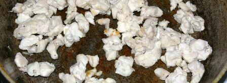 сочное куриное филе под рисово-морковным суфле. Шаг 5