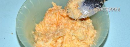 сочное куриное филе под рисово-морковным суфле. Шаг 9