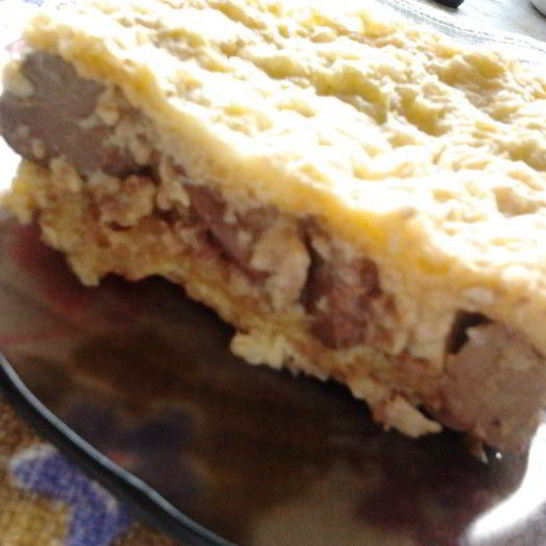 Рецепт суфле из куриной печени в вафельных коржах