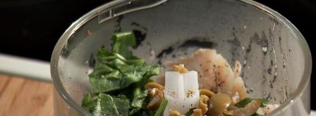 суфле из трески с медово-горчичным соусом и запеченными помидорами. Шаг 4