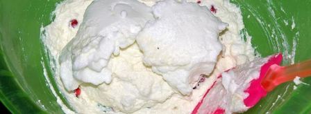 творожно-банановое суфле с брусникой. Шаг 4