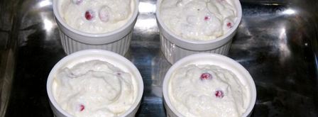 творожно-банановое суфле с брусникой. Шаг 5