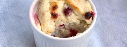 творожно-банановое суфле с брусникой. Шаг 7